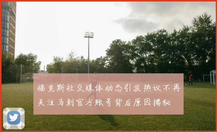 福克斯社交媒体动态引发热议不再关注马刺官方账号背后原因揭秘